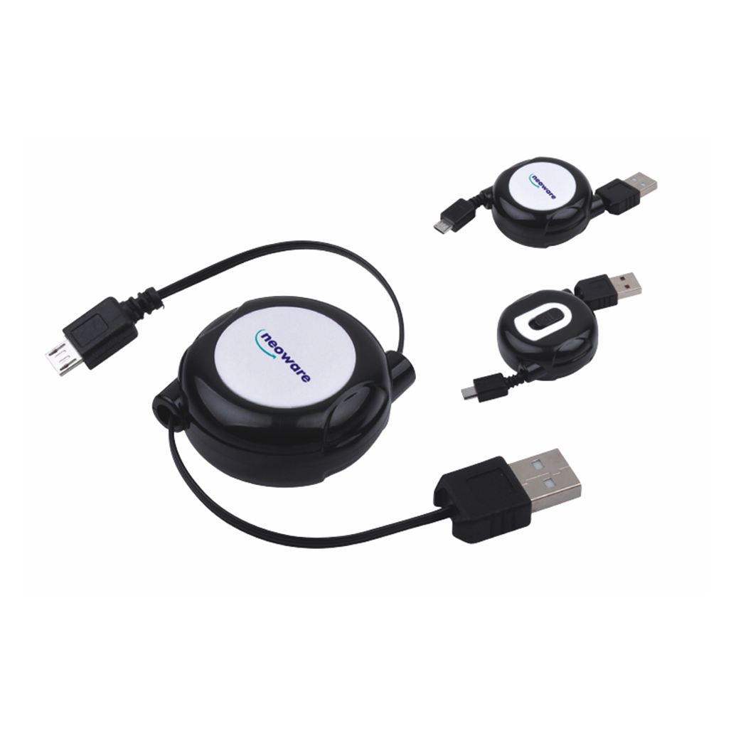Brisbane Promotional Printing IT Audio Mobile - Retractable Charging Cable